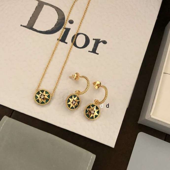 Dior Sets _SKUDiornecklace&earing0308dly8435